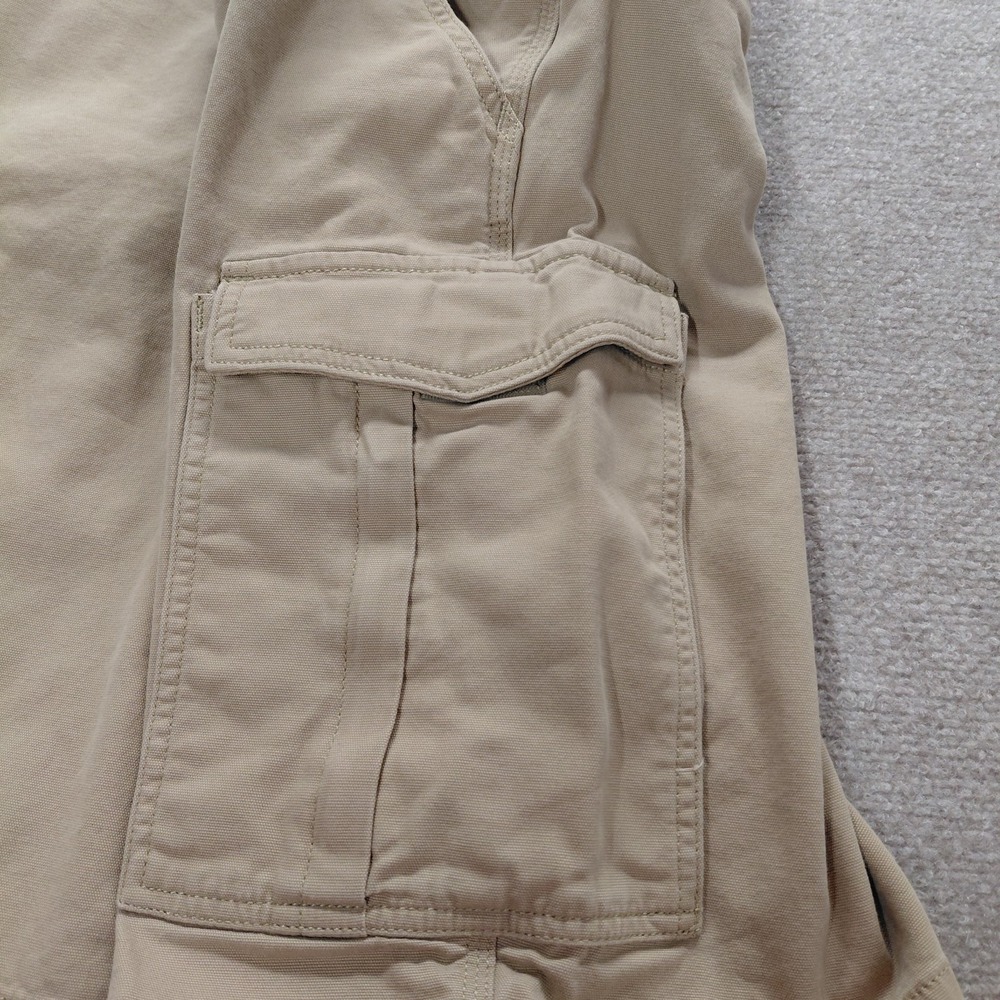 Carhartt Relaxed Rugged Flex Shorts Mens 38 Khaki Tan Work Utility 10.5" Inseam - Picture 3 of 12